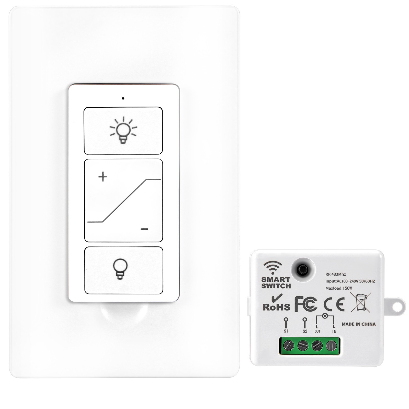 通用调速无线遥控开关吊扇灯电风扇灯遥控器接收器隐形风扇灯吊扇