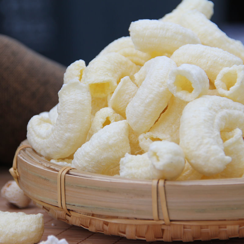 老式米棍爆米花怀旧食品传统苞玉米空心黑膨化康乐果香酥江米棒筒