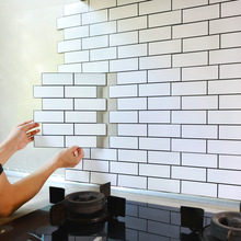 砖纹自粘墙贴厨房防水防油卫生间餐厅墙面装饰贴纸瓷砖翻新