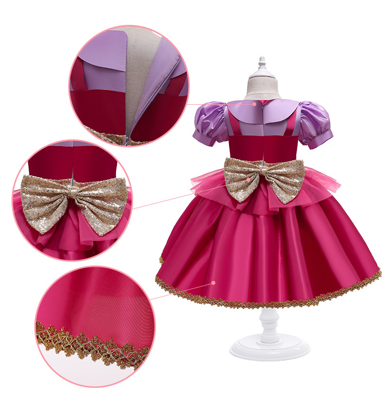 小红帽系列连衣裙外贸款欧美连衣裙圣诞礼服裙公主风kids dress