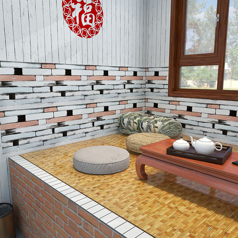 8e7q炕围子墙自粘榻榻米硬包护墙纸农村大炕墙围贴纸床围壁纸室内