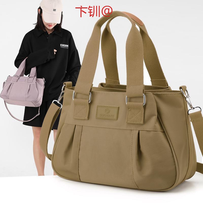 手提包女牛津布斜挎包尼龙女包休闲女士帆布包大容秋冬妈妈包包