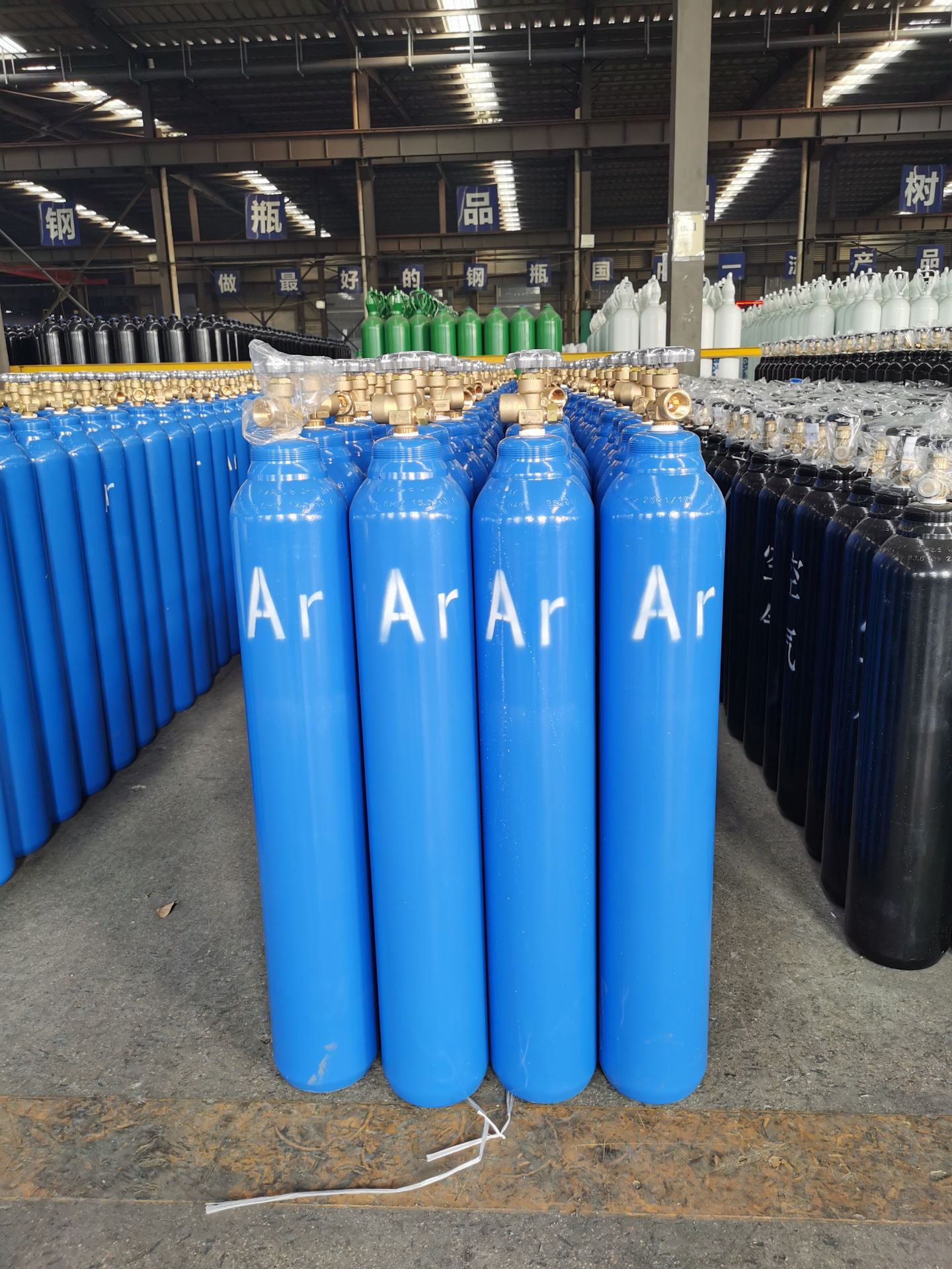 戎泰净化40l氧气钢瓶,充装瓶,储气罐