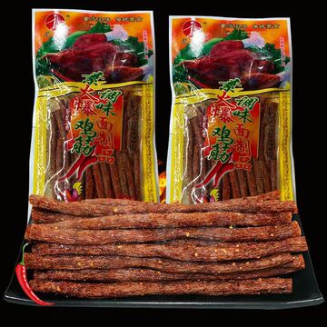 君仔素火爆鸡筋172g大包8090怀旧零食麻辣休闲食品辣条批发代发