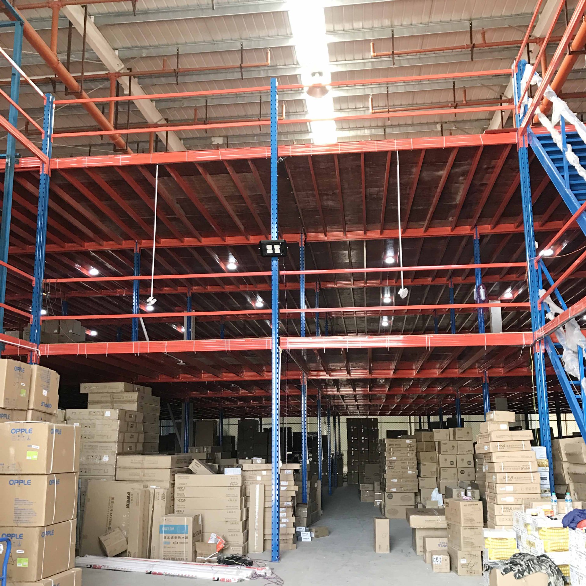 乐存阁楼货架厂高位多层横梁式仓储货架工厂仓库货架仓储阁楼平台