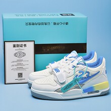 莆田正品新款aj白蓝低帮女春季跑步运动鞋球鞋板鞋男篮球鞋
