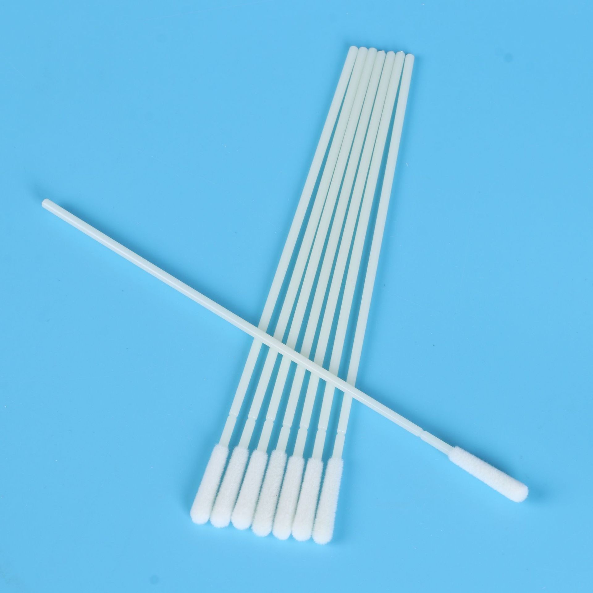 dna核酸病毒检测 鼻咽拭子 棉签植绒 采样棒纸塑一次性使用取样器