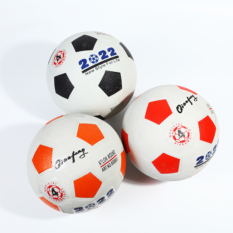 2022 world cup rubber football children‘s football no. 3 no. 4 no. 5 explosion-proof kick-resistant student competition training football