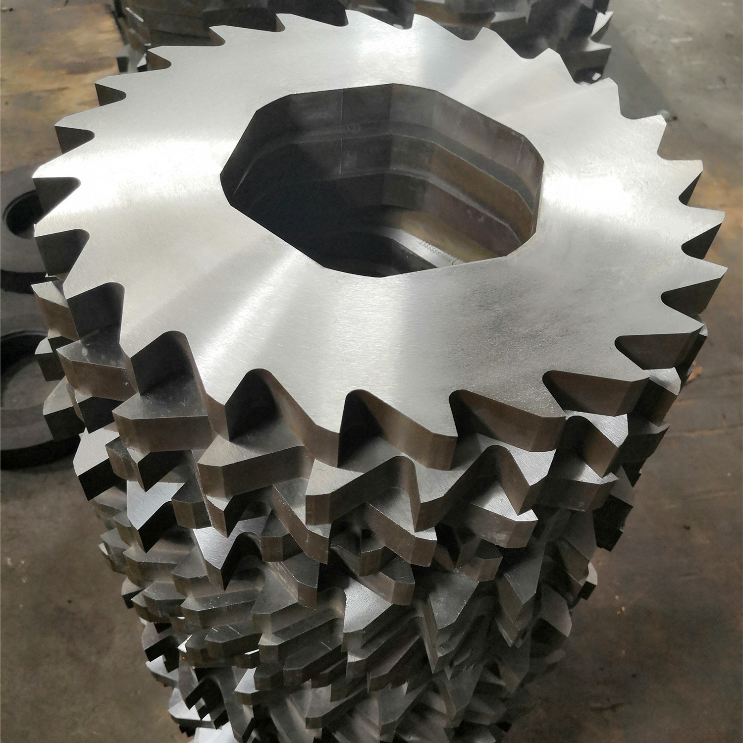 厂家供应双轴撕碎机刀片 撕碎废旧塑料 金属橡胶垃圾废布规格齐全