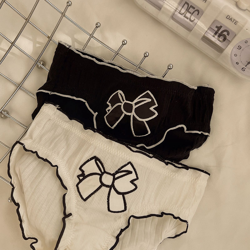 恋爱物语漫画大蝴蝶结轻奢性感jk萌欲中腰舒适少女内裤