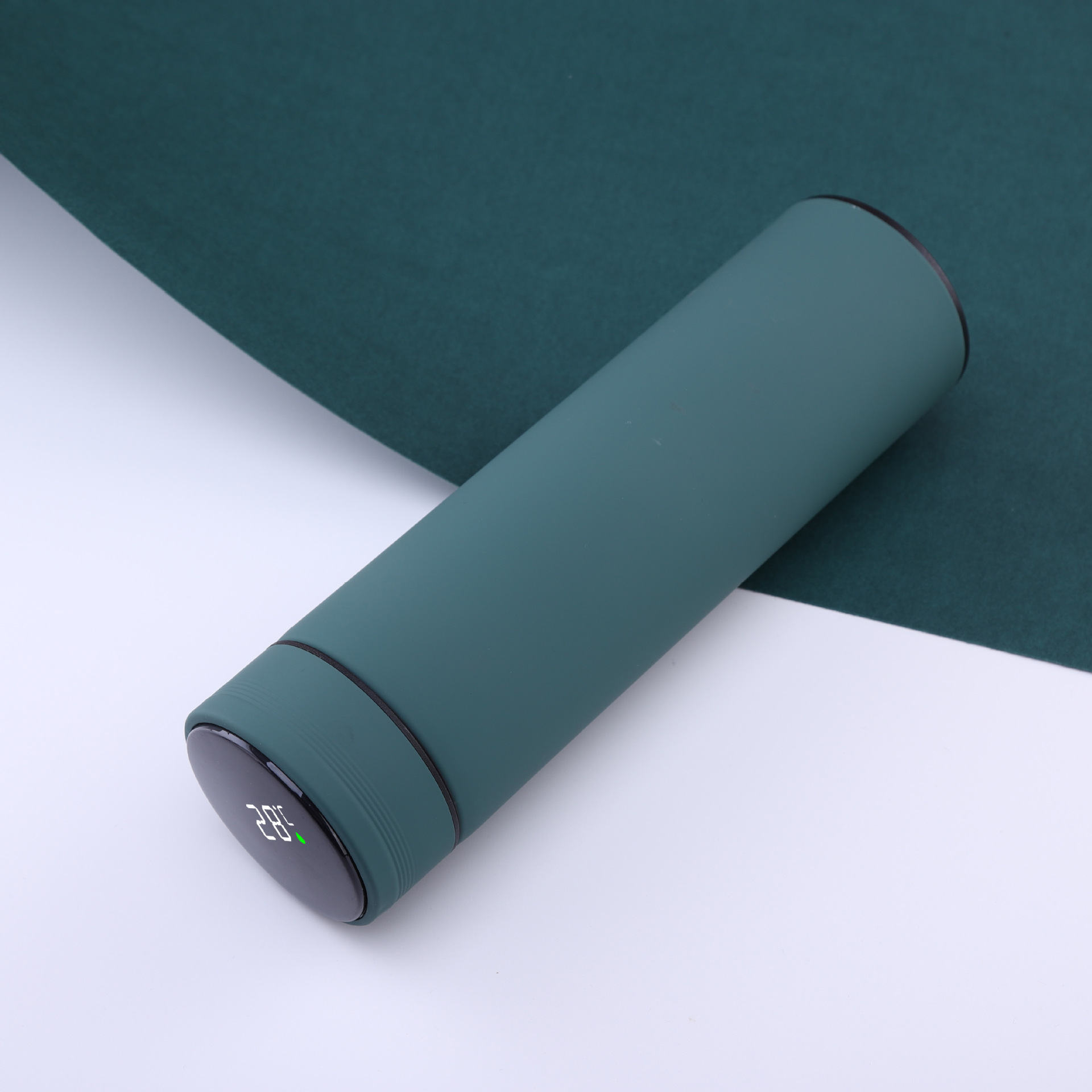 智能杯304不锈钢莫兰迪保温杯显温直身杯随手高档商务礼品杯logo