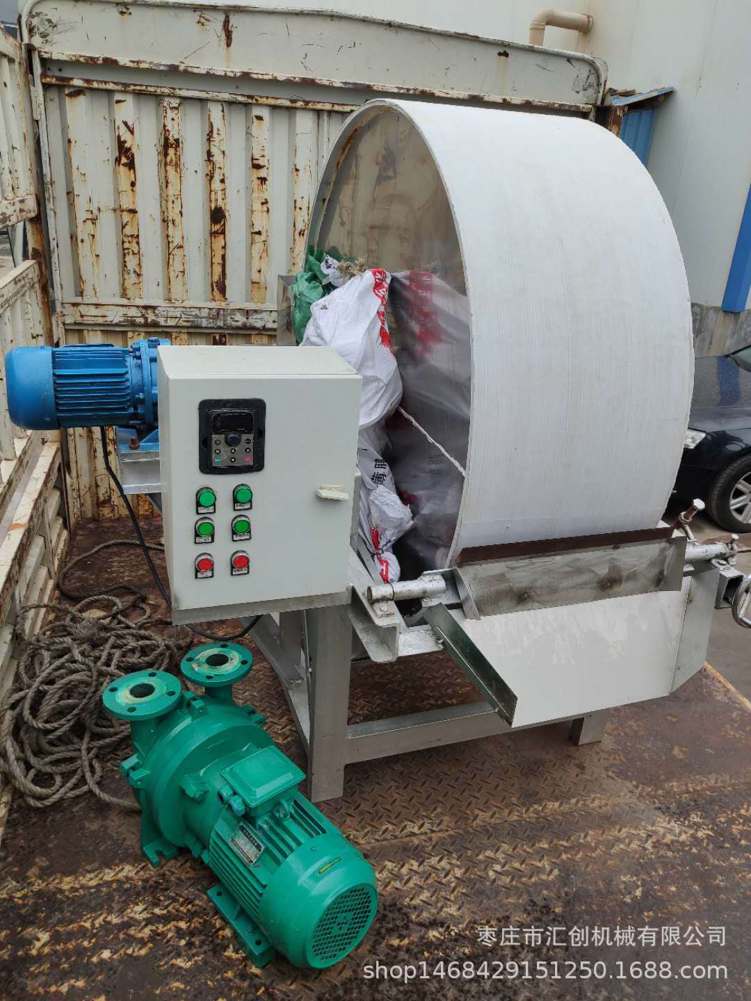 红薯淀粉脱水机淀粉脱水机 免建沉淀池红薯淀粉直接脱水成干淀粉