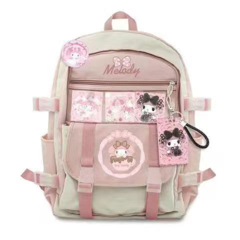 High School Student Schoolbag Versatile Ins Backpack Internet Celebrity Niche Primary and Secondary School Girls Large Capacity JK Pain Bag