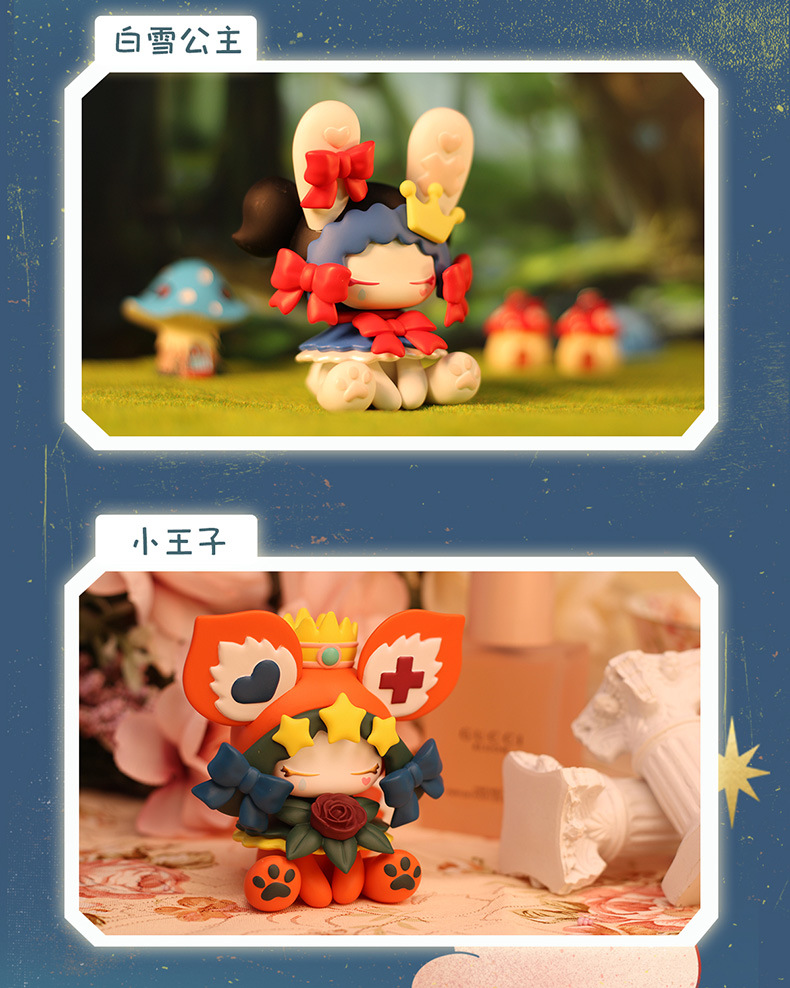 爱丽丝alice童话系列盲盒女孩可爱娃娃公仔手办摆件礼物桌面摆件