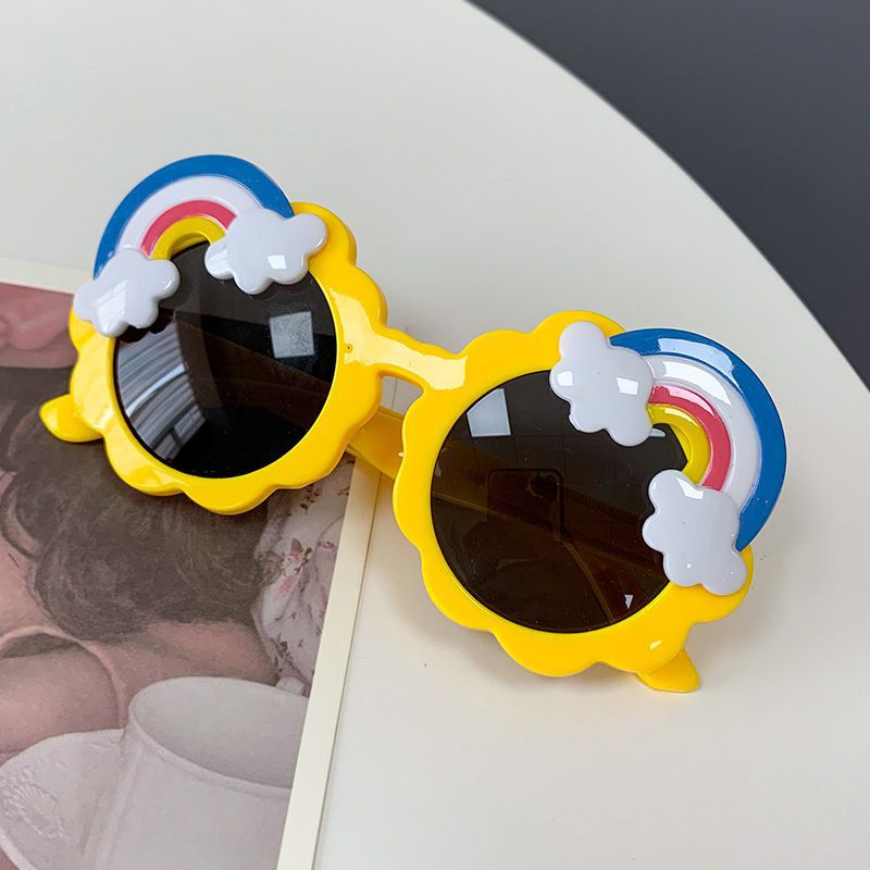 Kids Sunglasses Cute Baby Rainbow Sunglasses Fashion Dress up Cartoon Sunshade Uv Protection Glasses Manufacturer