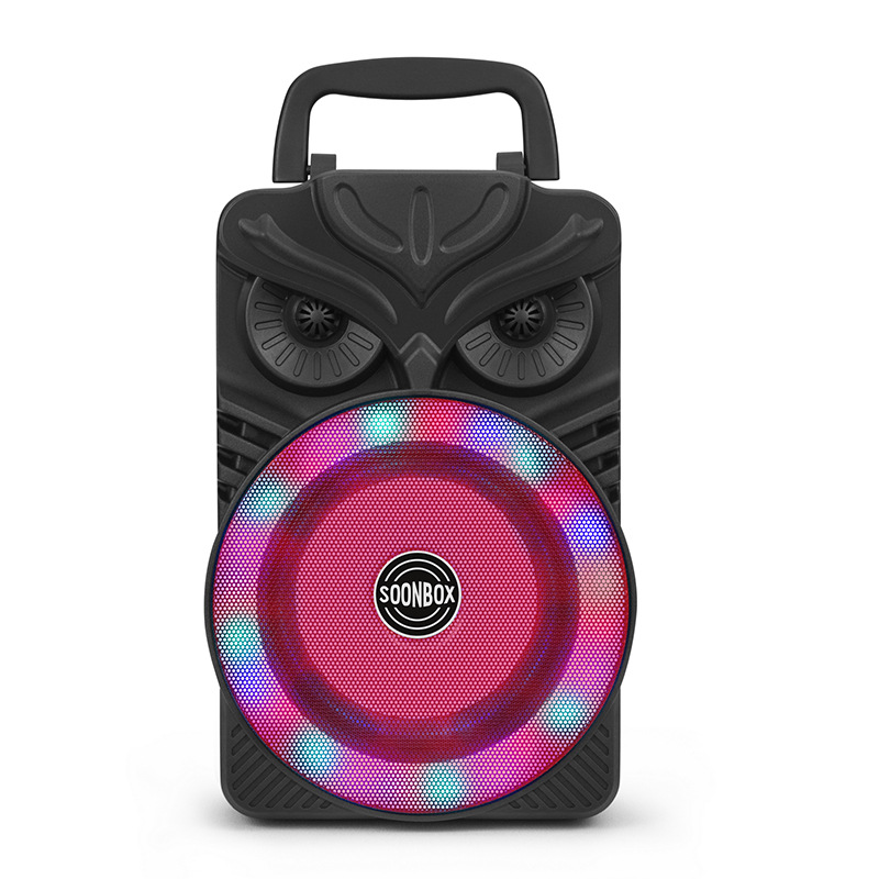 S29 Factory Direct LED Bluetooth Speaker Owl Shape Outdoor Portable Audio USB Card Gift Audio