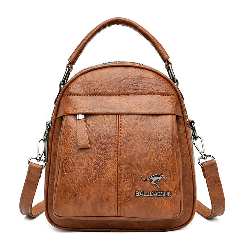 巴黎袋鼠包包女2020时尚潮新款小双肩背包三用单肩斜挎包旅行背包