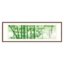 新中式竹报平安客厅装饰画竹子挂画沙发背景墙画办公室水墨风景画
