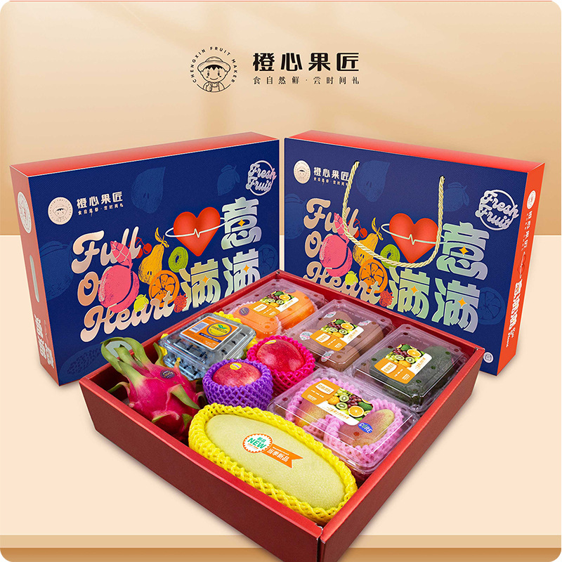 diy甄果拼装水果礼盒新年礼盒-阿里巴巴