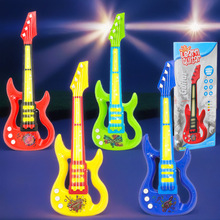 儿童电动吉他玩具4弦尤克里里音乐灯光仿真迷你乐器幼儿礼品 批发