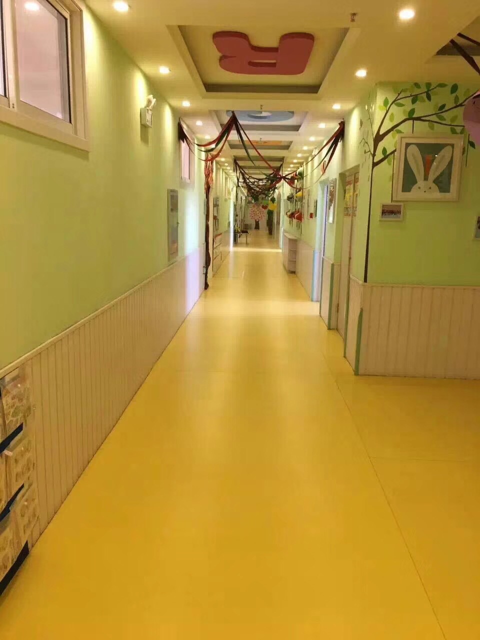 顿森厂家幼儿园地胶 加厚耐磨防滑培训机构学校早教pvc塑胶地板