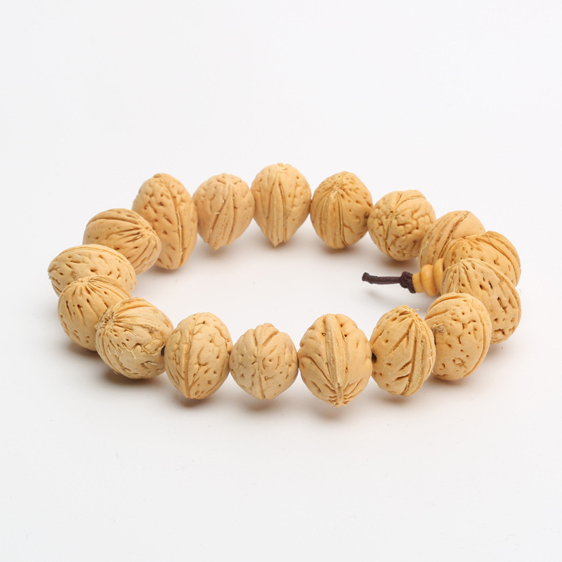 桃核手串 文玩核桃 13mm-15mm 菩提子手链 菩提籽佛珠-阿里巴巴