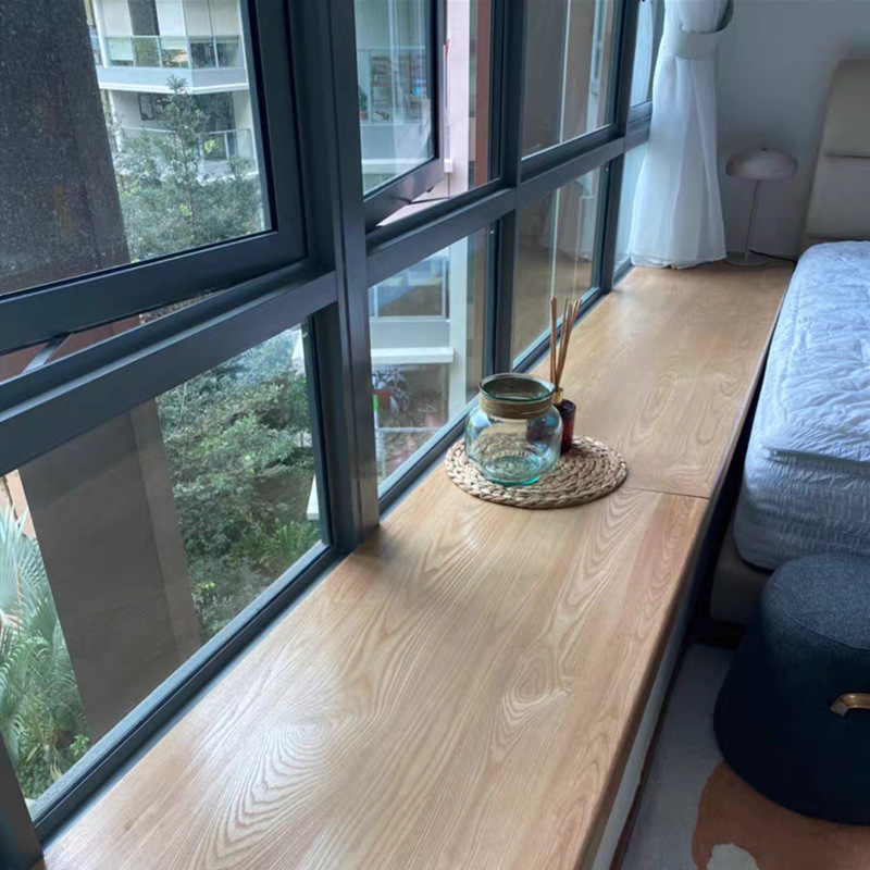 厂家直供木质飘窗台飘窗板榆木板材木板窗台板木窗台台板榆木桌面