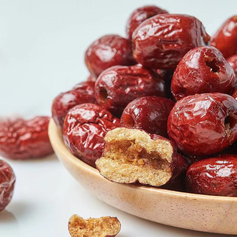 红枣脆枣去核香酥脆枣嘎嘣脆独立小包装酥脆干枣整箱批发跨境电商