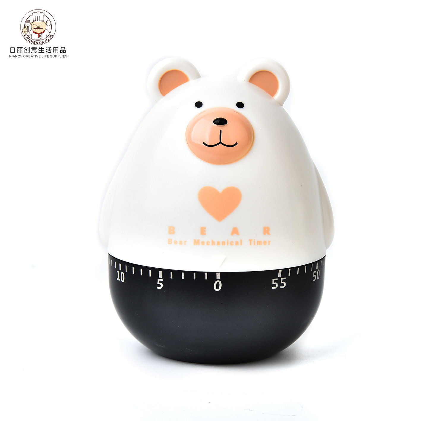 Creative Cartoon Tym Bear Mechanical Reminder Timer Cooking Learning Cooking Soup Timer Kitchen Supplies