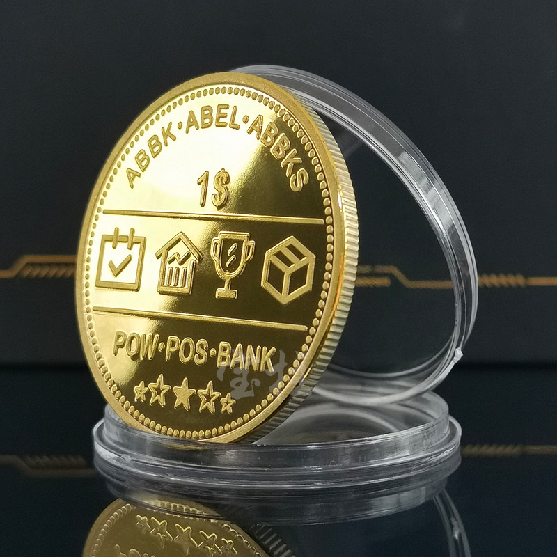 厂家直供比特b比特硬币跨境货源bitcoin金属纪念金币牙仙子金币