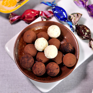 俄罗斯进口纯可可酸奶芒果冰淇淋巧克力糖果500g混合装喜糖麦丽素