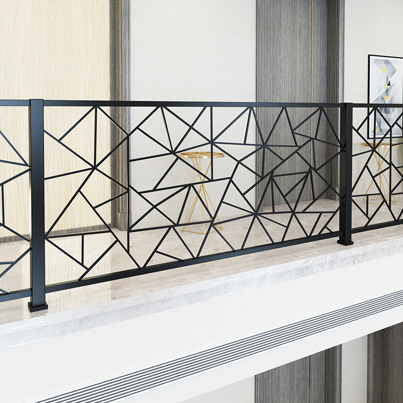 铁艺阳台护栏杆实木楼梯扶手装饰简约现代家用室内外阳台阁楼围栏