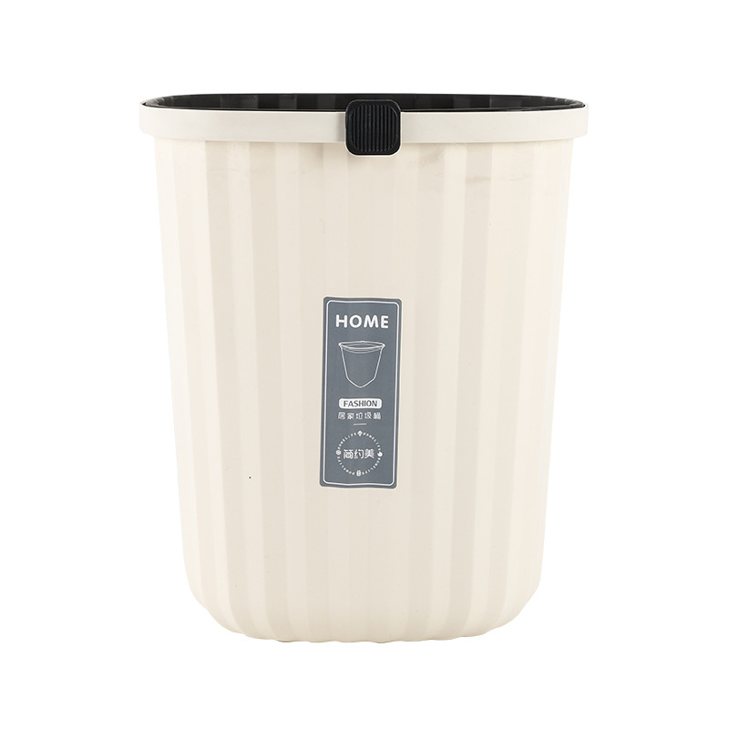 High-Grade Frosted Household Kitchen Living Room Coffee Table Tea Residue Barrel Household Trash Can Plastic Bucket Pp Thick Plastic Bucket