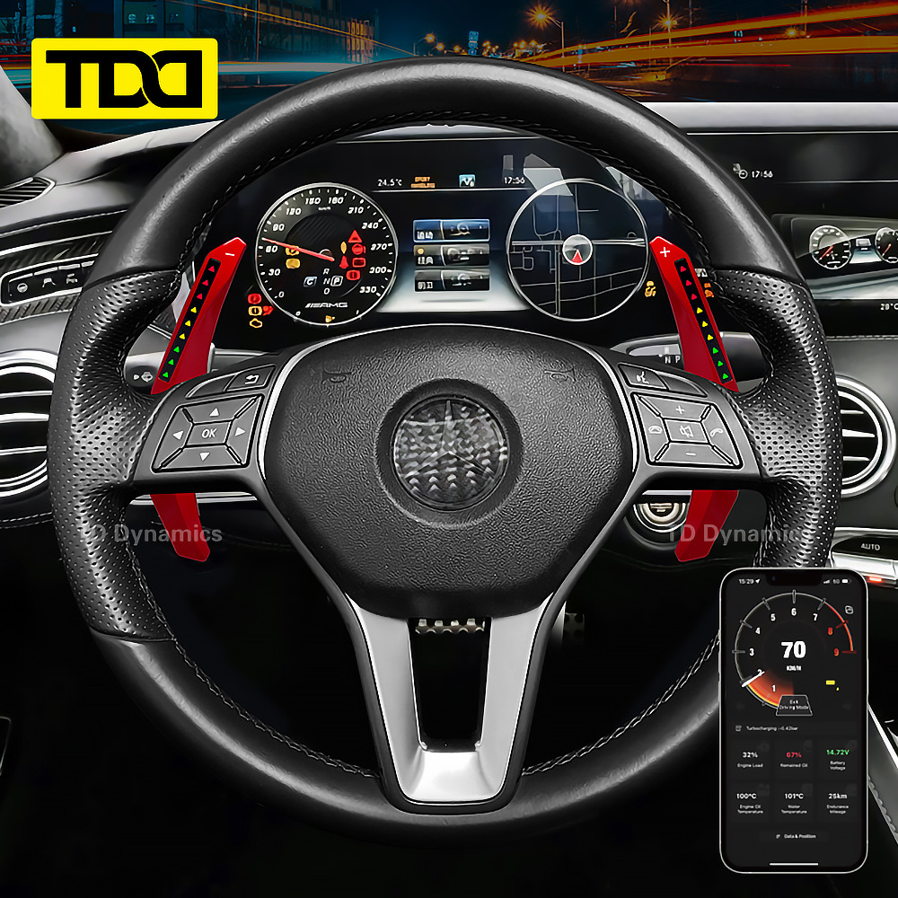 tdd 适用于奔驰 w204 老款改装led智能smart换挡-阿里巴巴