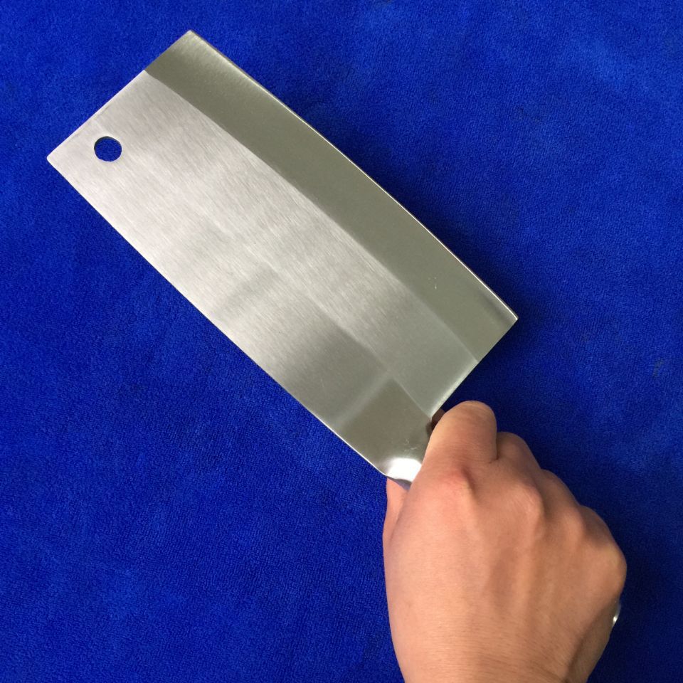 铬钢切片刀 越南铬钢刀 铬钢桑刀铁柄切片刀斩切两用刀不锈钢菜刀