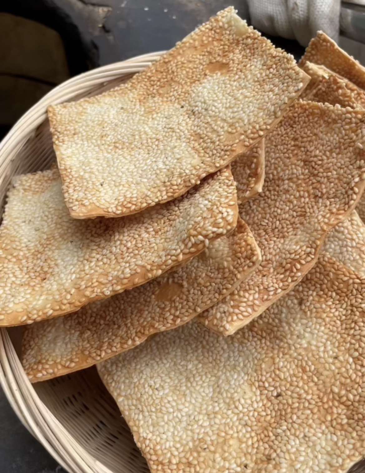 河北苏大娘纯手工曲阳缸炉烧饼香酥芝麻饼零食特产小吃