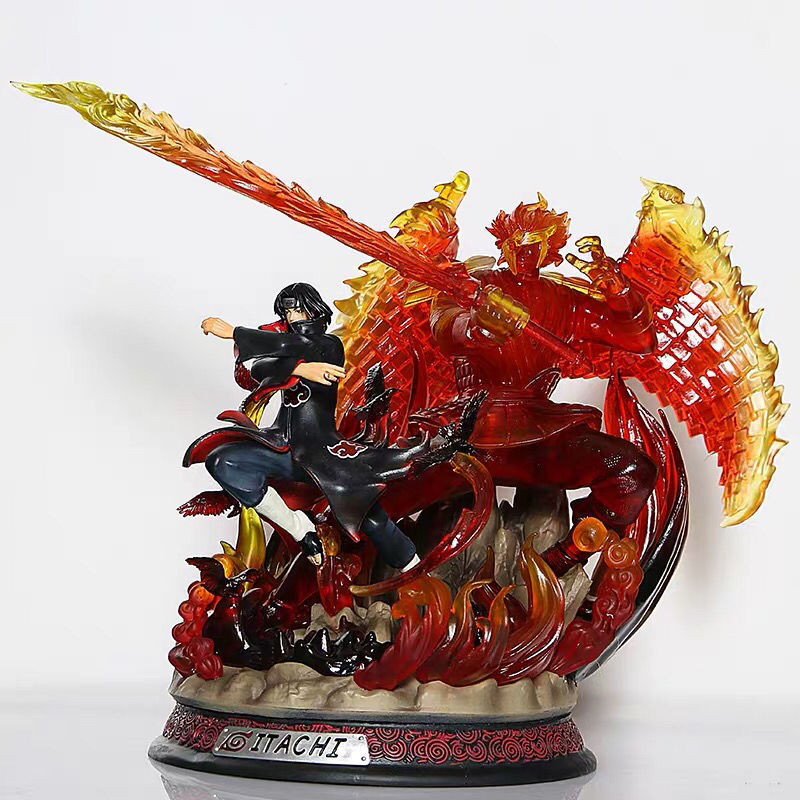 火影忍者 gk 2代宇智波鼬 须佐能乎完全体 可发光 鼬神 手办雕像