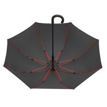 跨境新品25寸全纤维雨伞190T碰击布自动开礼品伞可定制logo晴雨伞