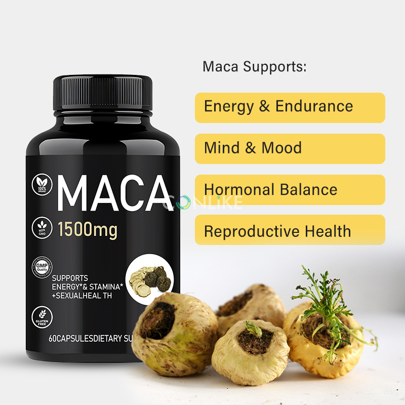现货玛卡胶囊maca capsules跨境现货亚马逊外贸源头工厂男性秘鲁