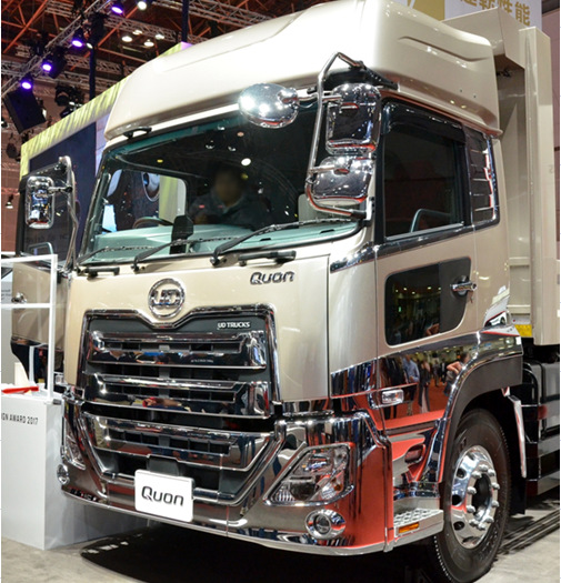 适用于新款尼桑nissan卡车ud电镀白色通用替换面板拉手合页一体