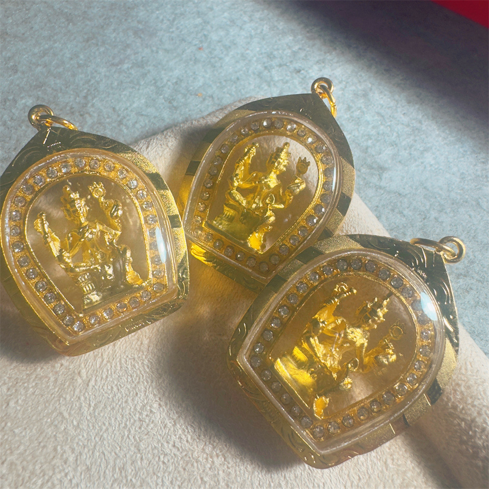 泰国特色佛牌 金钻四面佛 龙婆 本庙-阿里巴巴