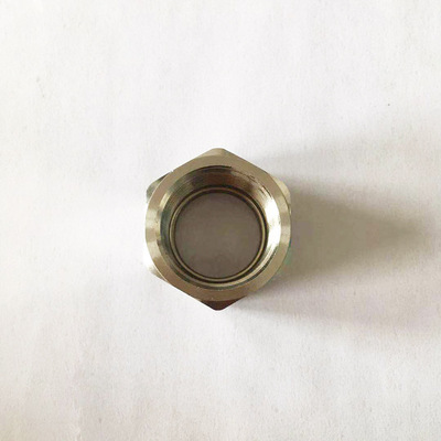 公制英制锁母 现货碳钢英制接头bsp内六角螺纹锁母接头 液压配件