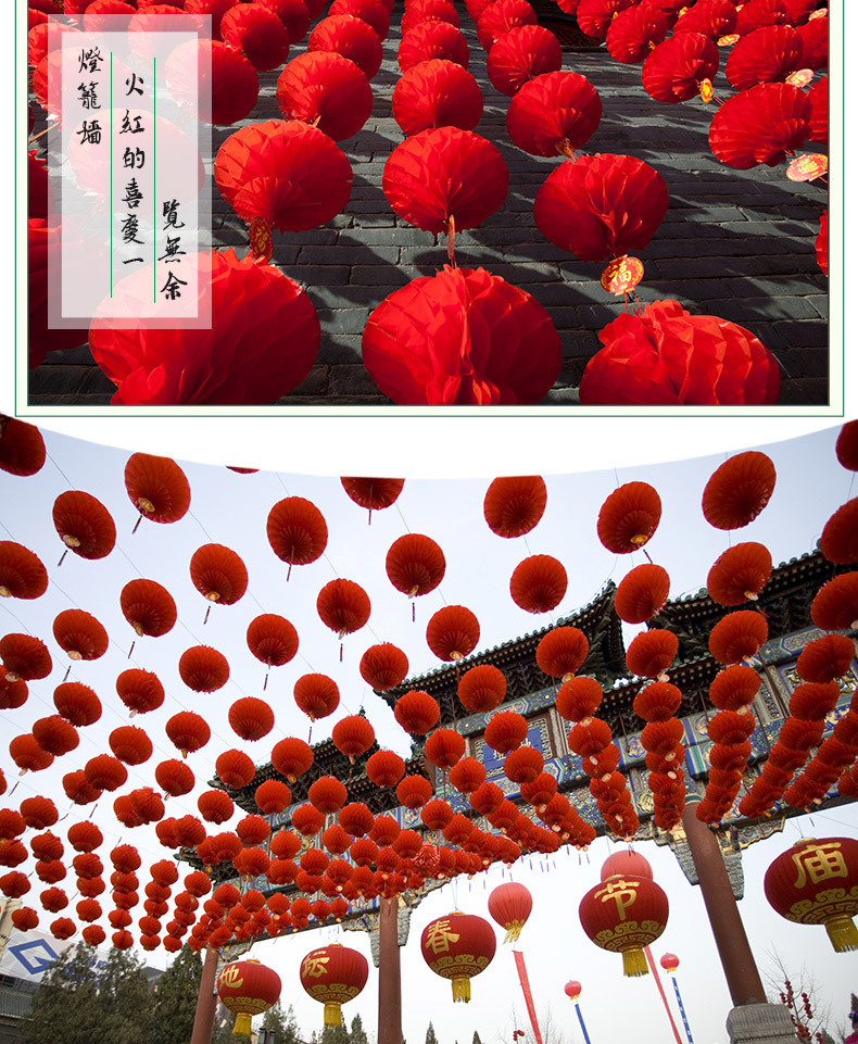 院子灯笼装饰新年挂户外春节商场布置开业节日结婚庭扮塑料小批发