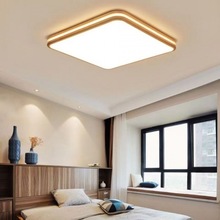 新中式吸顶灯卧室灯极简超薄长方形现代简约北欧客厅灯大厅主灯