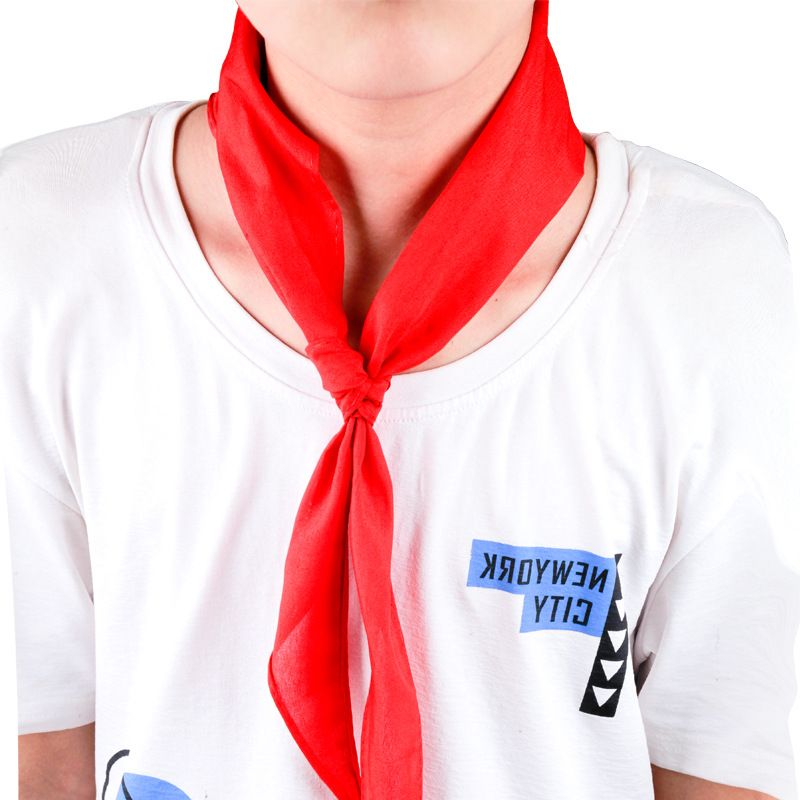 红领巾小学生适用1米2大号棉布加厚加宽少先队员棉质红领巾批发