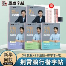 行楷字帖荆霄鹏 字帖练字 学生成人初学者基础技法7000常用字墨点