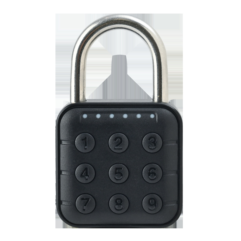 Smart Fingerprint Padlock with Password Required App Bluetooth Unlocking Password-Protected Electronic Lock Home Dormitory Cabinet Drawer Security Lock