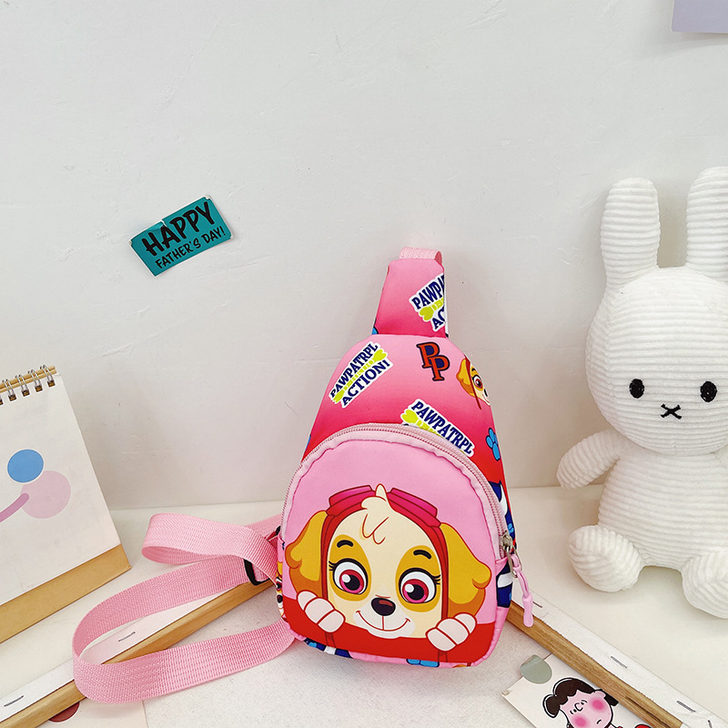 Kid's Messenger Bag Boy Chest Bag Fashion Canvas Mini Waist Bag Korean Cute Baby Going out Small Bag Backpack