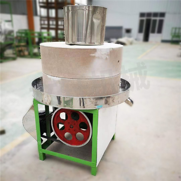 多功能电动石磨机文轩低温低速豆浆石磨机杂粮煎饼石磨机