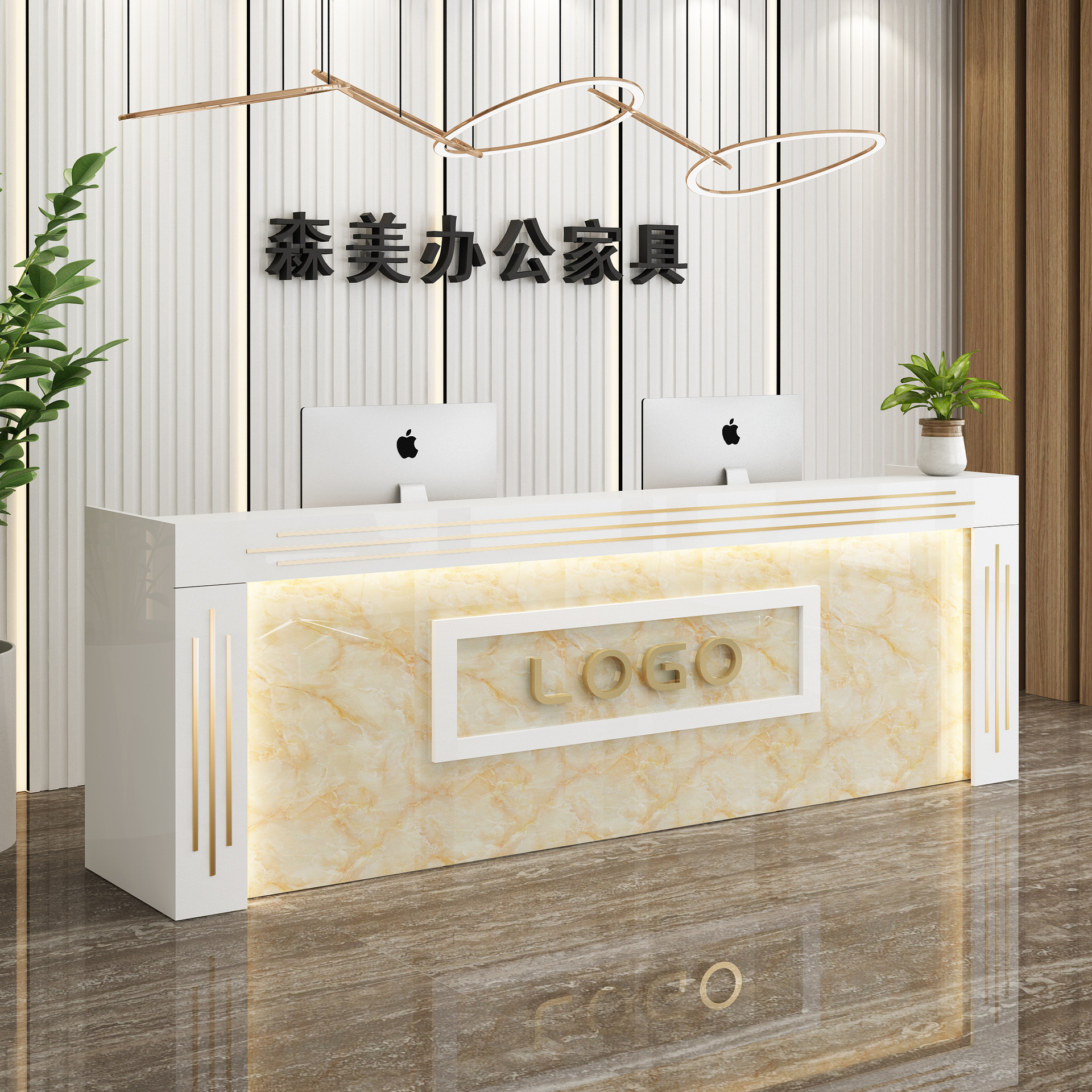 简约厂家直供玻璃钢前台时尚个性汽车造型迎宾吧台创意汽车接待台